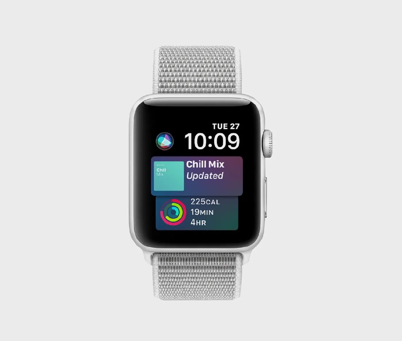 Apple Watch showing watchOS